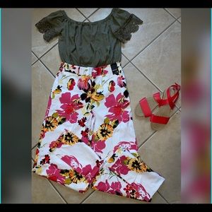 Wide Leg Palazzo Pants